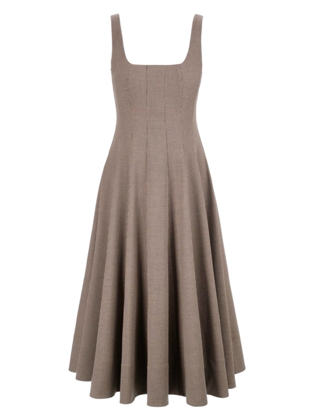 NWT Staud Wells Midi Dress Houndstooth - Picture 9 of 16